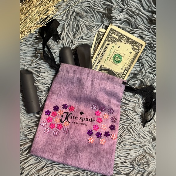 GWP! Up-cycled handmade tie dye Kate Spade bag with rhinestones One of a Kind - Picture 3 of 10